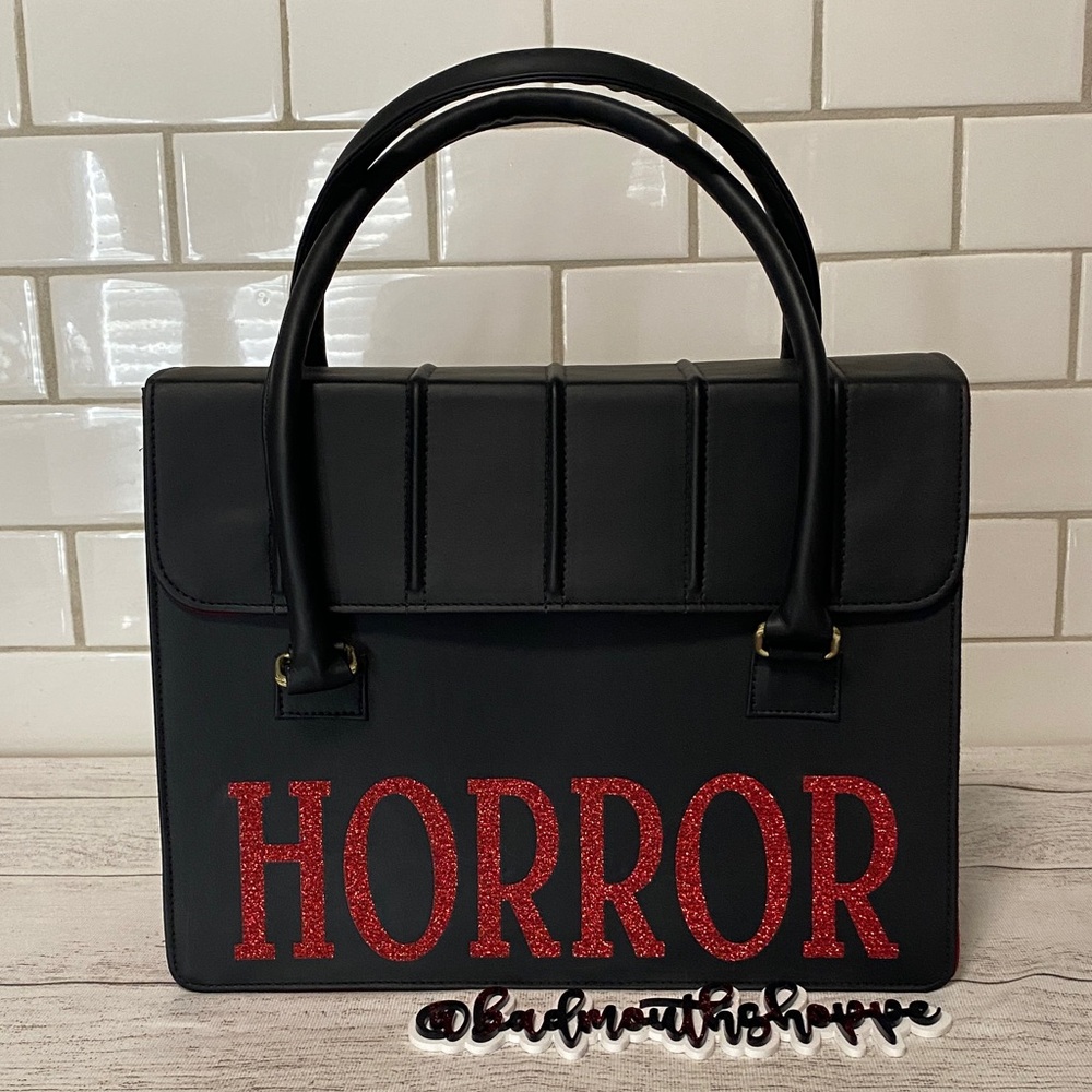 *Witchwood Bags HORROR Halloween Red Black Goth Shoulder Satchel Purse Handbag